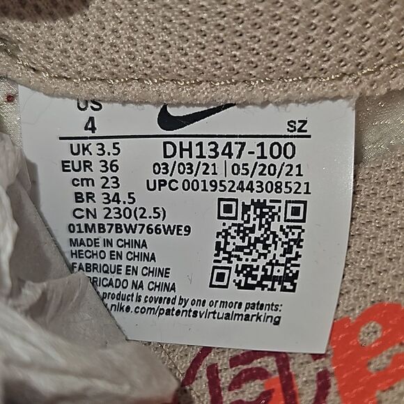 Nike LD Waffle X Clot X Sacai Net Orange Blaze 2021 DH1347-100 Mens Size 4 - Picture 6 of 8